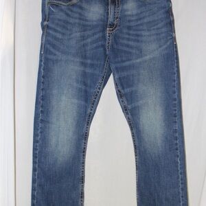 Wrangler Blue Straight Jeans Classic Denim
